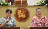 American Samoa Attorney General Mitzie Jessop Taase and Chief Executive Officer (CEO) for the American Samoa Telecommunication Authority