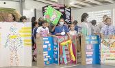 Participants on stage for the “2022 STEAM Voyaging Culminating Event”