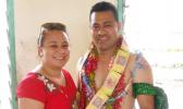 Fiaalii Mariner, pictured here with wife Alei Leuluaialii, contracted dengue fever in Samoa and died weeks later. [photo: GIVEALITTLE]