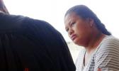 Auto’a Tiatia Maisa (right) talking with her lawyer outside