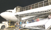 Passengers boarding the new AviRamp