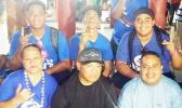 Some AYFS Matai’s football players, with their parents