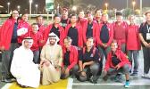 American Samoa Special Olymipians in Abu Dhabi, Arab Emirates.