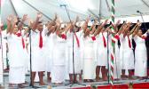 Members of Fagatogo Methodist Youth choir