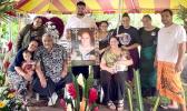 Langkilde family at the funeral of Sevenlittlesisters Langkilde