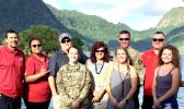 Members of the Southern Oregon University recruting team