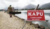 In this Friday, Dec. 2, 2016 photo, Conservation International's Luka Mossman, who restores and researches Native Hawaiian fishponds, walks along a barrier wall on Heeia fishpond in Kaneohe, Hawaii. As traditional commercial fishing is threatening fish populations worldwide, U.S. officials are working on a plan to expand fish farming into federal waters around the Pacific Ocean. Some see the move toward aquaculture as a promising solution to overfishing and feeding a hungry planet. But critics say the industrial scale farms could do more harm than good to overall fish stocks and ocean health. (AP Photo/Caleb Jones) In this Friday, Dec. 2, 2016 photo, Conservation International's Luka Mossman, who restores and researches Native Hawaiian fishponds, walks along a barrier wall on Heeia fishpond in Kaneohe, Hawaii. As traditional commercial fishing is threatening fish populations worldwide, U.S. officials are working on a plan to expand fish farming into federal waters around the Pacific Ocean. Some see the move toward aquaculture as a promising solution to overfishing and feeding a hungry planet. But critics say the indus