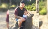 Ben Togiai, 30 shown in a Facebook photo with his young daughter.