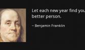 Benjamin Franklin photo and quote