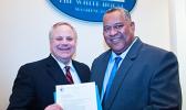 US Interior Secretary David Bernhardt presented on Tuesday to Lt. Gov. Lemanu Palepoi Sialega Mauga in Washington D.C, American Samoa’s federal Capital Improvement Project (CIP) award funds.