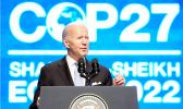 Biden speaking at COP27