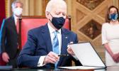 U.S. President Joe Biden issues an executive order on Jan. 22, 2021 for the US to return to the Paris Agreement. Joe Biden