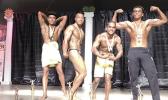 Some of the contestants who competed in different divisions of the Sau Ia Bodybuilding Competition that was held last Friday at the Gov. H. Rex Lee Auditorium in the evening.  [Photo: EM]