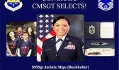 Photos of U.S. Air Force Senior Master Sergeant Jacinta Migo Buckhalter and family members