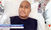 Fa’amanu Fa’amanatu in a hospital bed