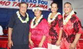 The candidates and their wives