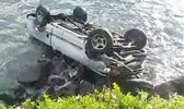vehicle upside down in the sami
