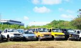 About two dozen cars, vans, trucks, and heavy machinery are being auctioned off this week, as part of a Public Auction being conducted by the ASG Office of Property Management. PMO Deputy Director Poleen Asalele told Samoa News yesterday that interested bidders can view the vehicles and even bring their own mechanics to conduct an inspection before placing a bid.  [photo: Blue Chen-Fruean]