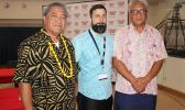 [-r] American Samoa Census Office Manager Meleisea Vai Filiga; US Census Bureau’s 2020 Census Advisor to American Samoa, Jason Kopp; and Commerce director Fuiavailiili Keniseli Lafaele