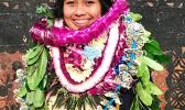Cher Pelesia Nomura lea na mauaina le tulaga togisilia fa'atasi ma Esme Peck i le vasega fa'aiuaso a le Pacific Horizons School i lenei tausaga i le fa’auuga sa faia i le aso To’anai ua te’a. [ata: foa'i]