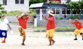 Players in the Co-Ed Cricket Challenge
