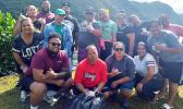 Employees of the ASG Dept. of Human Resources (DHR) were among the many government workers taking part in the “Island Wide Coastal Clean Up Day” last Friday.
