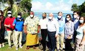 Gov. Lemanu Peleti Mauga with the CODEL