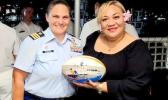 In her remarks, Commander Tesoniero affirmed the importance of the U.S. Coast Guard’s presence in the territory, while also describing it as “one of the world’s most dynamic and economically significant areas.” Commander Tesoniero and ASG representative