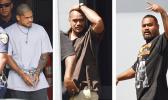 ARRESTED: (left-right) TCF inmate Manu Lefatia ; TCF inmate Asofa Titio ; TCF inmate Reggie Va’avale 