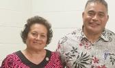 DOH director Motusa Tuileama Nua with Congresswoman Aumua Amata in a Samoa News file photo. DOH director Motusa Tuileama Nua with Congresswoman Aumua Amata