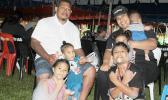 A family enjoying the Music Festival