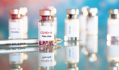 Covid-19 vaccine bottles