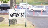 COVID-19 testing sign