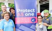 Some members of the COVID-19 Vaccination team