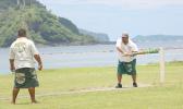 Va’aiga i le ta mata’utia lea mo le ‘au a le Sinapati i le latou fetauiga ma le ‘au a le I’a Vai mai Malaeloa i le aso Toonai na te’a nei. [ata: THA]