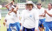 Malo le ta’aalo fa’atausala Teine o le Asaga. O se ta’aloga mataina i le au maimoa i lea aso. Manumalo Malaeloa 65 ‘ai 18 pe ia Aunu’u 64 ‘ai 19 pe.  [Ata:THA]
