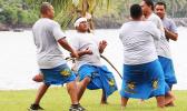 Talitua’a le au a le Pisisami (Vaitogi) i le tatou ta’aloga i le Aso Gafua ma le ‘au a le Sinapati (Tafuna). Manumalo le Pisisami 101 (14pe), Sinapati 67 (19pe)  (ata:THA)