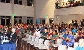 Some of the crowd who attended the Chamber of Commerce first gubernatorial forum hosted