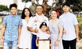 CSM Selau Aiava Jr. and family