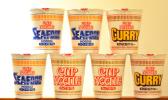The original Japanese packaging emphasized English characters over Japanese ones. Wikimedia Commons, CC BY-SA Cup Noodle packages