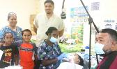 Thursday, youngsters at Manumalo Academy received much needed fillings and fissure sealant, thanks to Dr. Noreen Takunala and her team of dental assistants: Perelini Telesa, Tapu Matamua, and Jordan Levu. [photo: BC]
