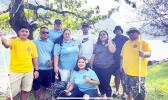 Human Resources staffers during Islandwide Clean up