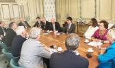 Amata in discussions with other U.S. Representatives and members of the European Parliament.