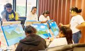 ASG Summer Youth Employment Program participants at DOC painting