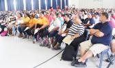 Large crowd at one of the DOC sponsored rental assistance workshop