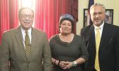 Congresswoman Amata with Assistant Secretary Domenech and Director Pula. 