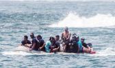 Men from the village have joined Police and F.E.S.A. officials to search for the missing man. 