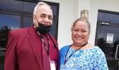 Ufagafa Ray Tulafono and unidentified woman