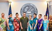 Lt. Gov with MASI contestants and officials