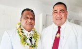 Rev. Nafatali Falealii (left) and Rev. Sasa Satoa